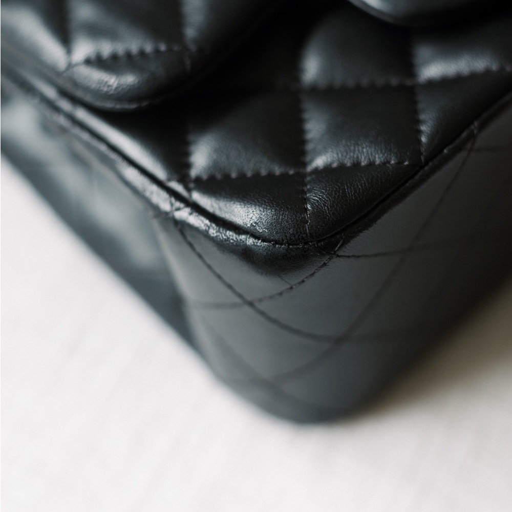 2019 Chanel Mini Classic Flap Black Lambskin LG Hardware - Picture 6 of 7